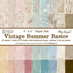 Maja Design Vintage Summer Basics - Paper Pack 6x6