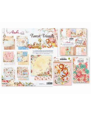 Asuka Studio Forest Friends Scrapbook Kit