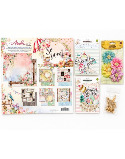 Asuka Studio "So Sweet" Birthday Scrapbook Kit