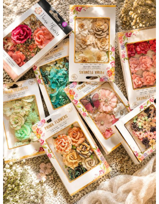 Prima Marketing Flower Bundle –5 Pack Assortment