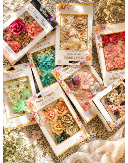 Prima Marketing Flower Bundle –5 Pack Assortment