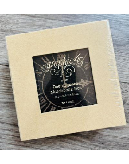 Graphic 45 Deep Square Match Box