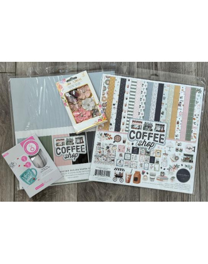 Coffee Shop Scrapbooking Kit
