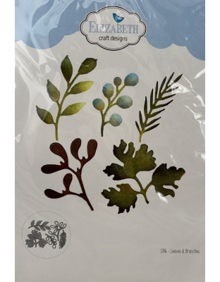 Elizabeth Craft Cutting Dies - 1846 Leaves and Branches