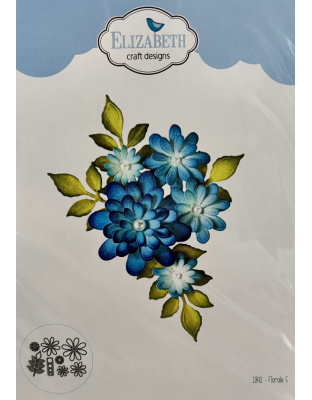 Elizabeth Craft Cutting Dies - 1841 Floral 5