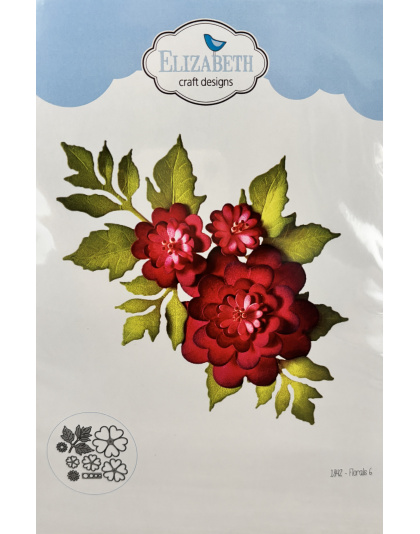 Elizabeth Craft Cutting Dies - 1842 Floral 6
