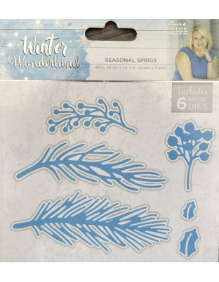 Crafters Companion Winter Wonderland Collection Cutting Dies - Sesonal Sprigs