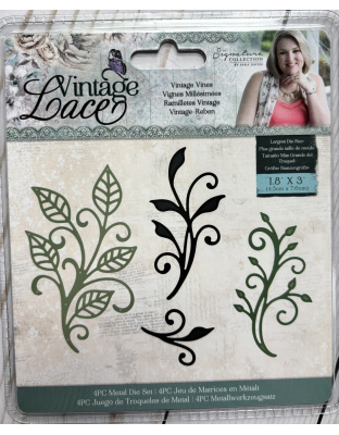 Crafters Companion Vintage Lace Collection Cutting Dies - Vintage Vines