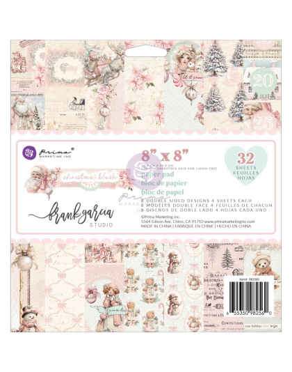 Christmas Blush Collection 8x8 Paper Pad