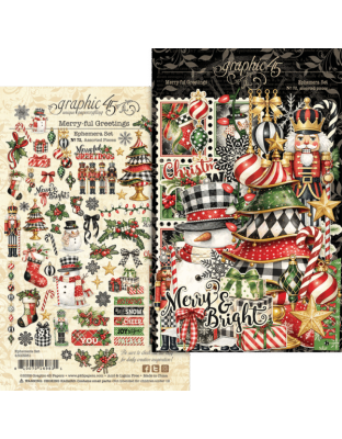 Merry-ful Greetings Ephemera Set